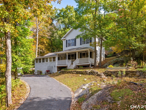 Contemporary single family home for sale located at 53 Wood Creek Road, New Fairfield, CT 06812