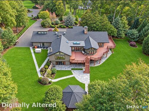 Contemporary single family home for sale located at 18 Merry Meet Center, Fairfield, CT 06824