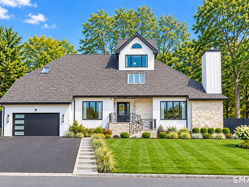 Contemporary single family home for sale located at 68 Revonah Circle, Stamford, CT 06905